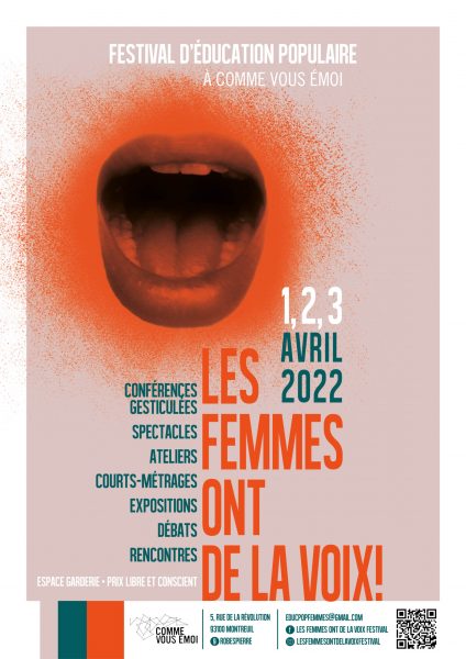 affiche finale LES FEMMES ONT DE LA VOIX